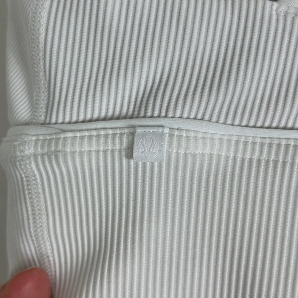Lululemon Energy Longline Bra Ribbed Luxtremem Womens Size 4‎ Supportive W2BLIS - Picture 6 of 13
